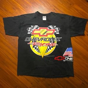 Tultex 90s Chevrolet Racing All Over Print T Shirt